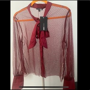 Fashion nova see-through shirt